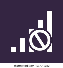 Signal Icon Vector flat design style