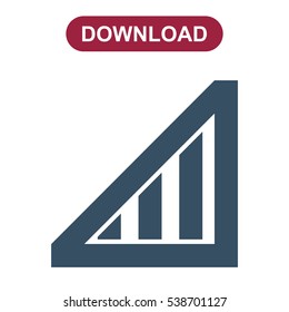 Signal Icon Vector flat design style
