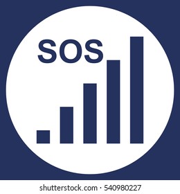 Signal Icon Vector flat design style