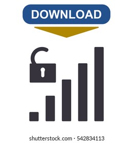 Signal Icon Vector flat design style