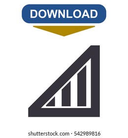 Signal Icon Vector flat design style