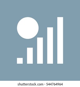 Signal Icon Vector flat design style