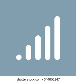 Signal Icon Vector flat design style