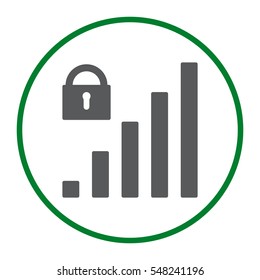 Signal Icon Vector flat design style