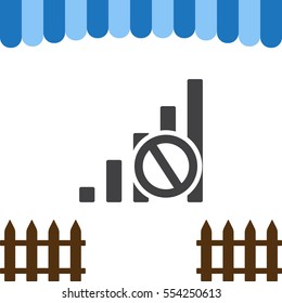 Signal Icon Vector flat design style