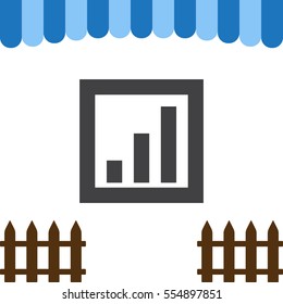 Signal Icon Vector flat design style