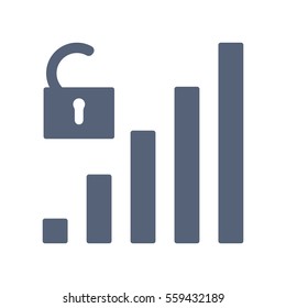 Signal Icon Vector flat design style