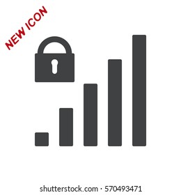 Signal Icon Vector flat design style