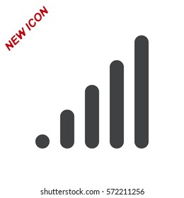Signal Icon Vector flat design style
