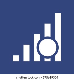 Signal Icon Vector flat design style