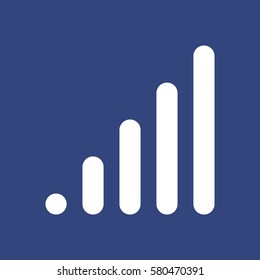 Signal Icon Vector flat design style