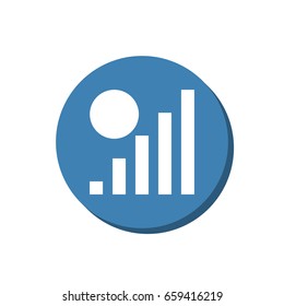 Signal Icon Vector flat design style