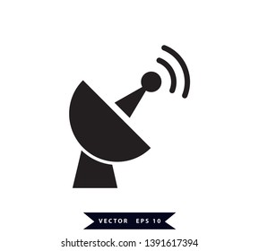 Signal icon vector flat style logo template