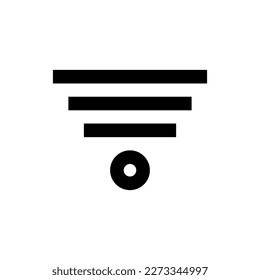 Signal icon vector. Illustration on white background