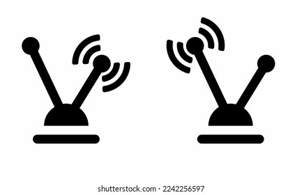 Vektorgrafik-Vorlage für Signalsymbol. Stock-Vektorgrafik.