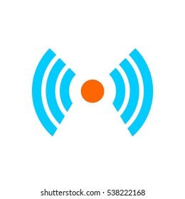 Signal Icon vector Logo Template Illustration Design. Vector EPS 10.