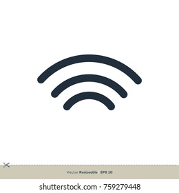 Signal Icon Vector Logo Template Illustration Design. Vector EPS 10.