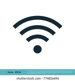 Signal Icon Vector Logo Template Illustration Design. Vector EPS 10.