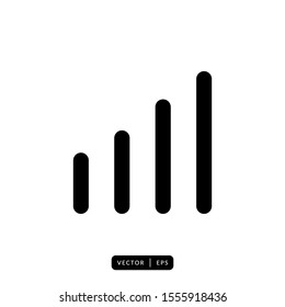 Signal Icon Vector - Sign or Symbol