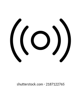 Icono de señal Ilustración de diseño de símbolo del vector