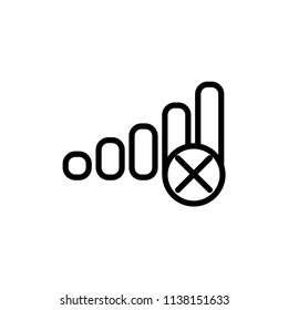 signal icon vector template