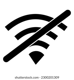 Vector de icono de señal. Signo de ilustración Wi-Fi. Símbolo de conexión o logotipo.