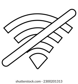 Signal icon vector. Wi Fi illustration sign. Connection symbol or logo.
