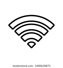 Signal icon vector. wifi illustration sign. antenna and satellite signal symbols. Wireless technology.