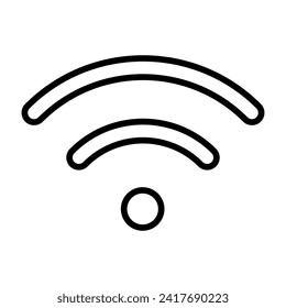 Signal icon vector. wifi illustration sign. antenna and satellite signal symbols. Wireless technology.