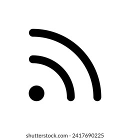 Signal icon vector. wifi illustration sign. antenna and satellite signal symbols. Wireless technology.