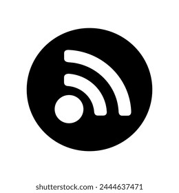 Signal icon vector. wifi illustration sign. antenna and satellite signal symbols. Wireless logo.