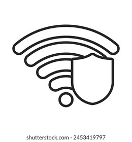 Signal icon vector. wifi illustration sign. antenna and satellite signal symbols. Wireless technology.