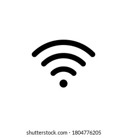 Signal icon vector. Wifi symbol illustration on white background
