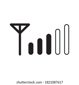 signal Icon vector,illustration style on background