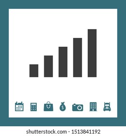 Signal icon for web and mobile