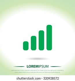 Signal icon for web and mobile