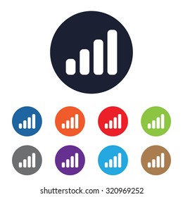 Signal icon for web and mobile