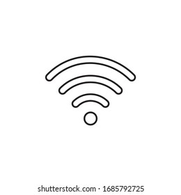 signal icon, wifi icon illustration vector