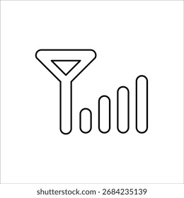 Signalsymbole. einfacher Zeilenvektor