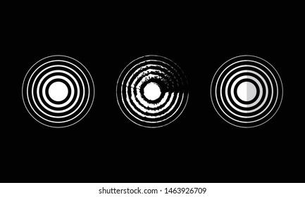 Signal icons vector set, vector illustration