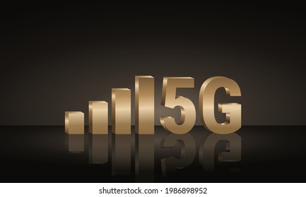 signal internet 5G network background.