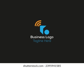signal letter business logo design