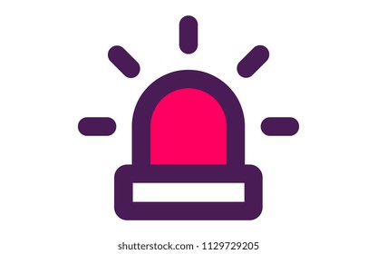 signal light, two color icon