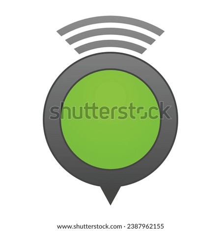 signal location logo icon template 1