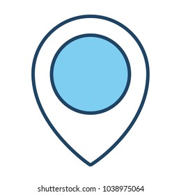 signal location  vector illustration