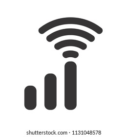 Signal logo. Communication icon. Connection symbol. Vector eps 08.