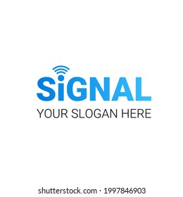 diseño de logotipo de señal , puede utilizarse como logotipo o marca