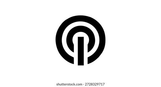 Logotipo do sinal. Ilustração minimalista do logotipo do vetor de registro de sinais.