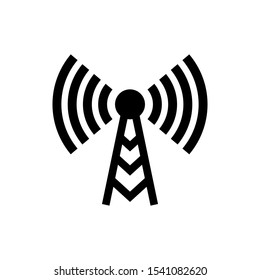 signal logo template icon, signal wifi vector element