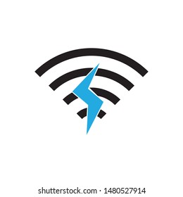Signal logo template vector icon design